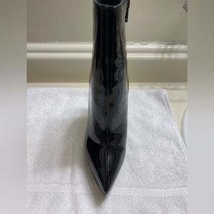 Steve Madden Black Patent Leather Booties